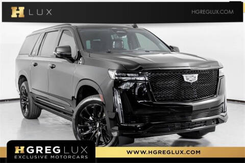 2023 Cadillac Escalade ESV for sale at HGREG LUX EXCLUSIVE MOTORCARS in Pompano Beach FL