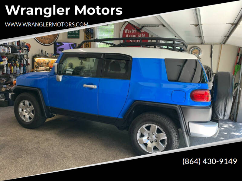 2007 Toyota FJ Cruiser for sale at Wrangler Motors in Spartanburg SC