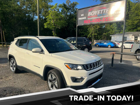 2019 Jeep Compass for sale at Boyette Auto Sales in Covington LA