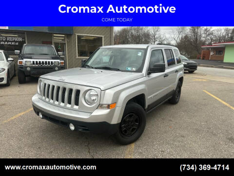 2012 Jeep Patriot for sale at Cromax Automotive in Ann Arbor MI