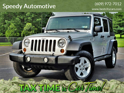 2011 Jeep Wrangler Unlimited for sale at Speedy Automotive in Philadelphia PA