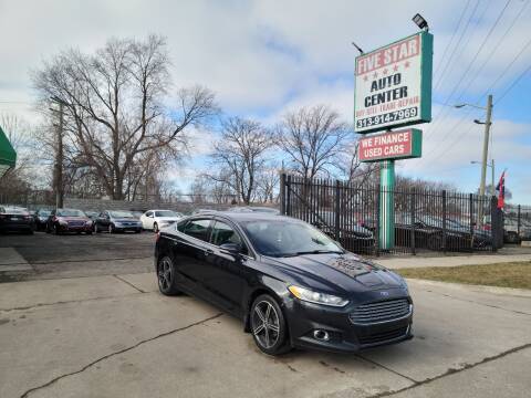 2013 Ford Fusion for sale at Five Star Auto Center in Detroit MI