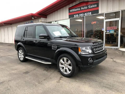 2015 Land Rover LR4 for sale at WILLIAMS AUTO SALES in Green Bay WI