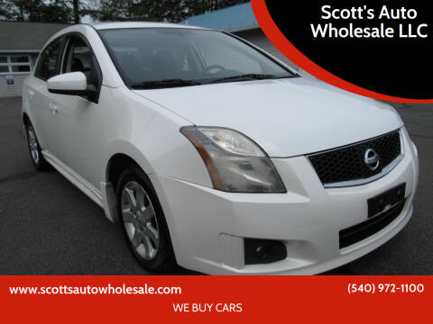 2010 Nissan Sentra for sale at Scott's Auto Wholesale LLC in Locust Grove VA