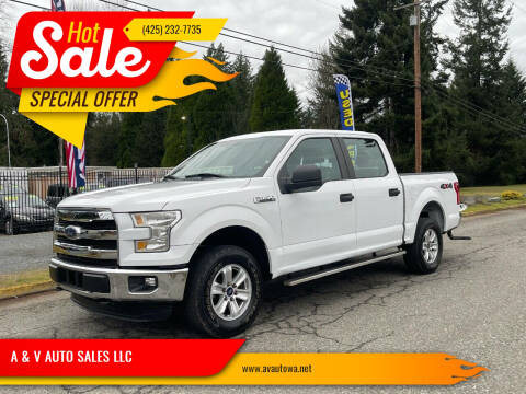 2015 Ford F-150 for sale at A & V AUTO SALES LLC in Marysville WA