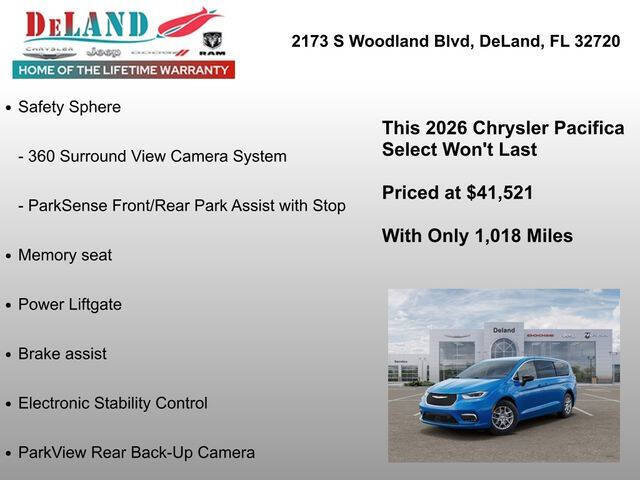 2026 Chrysler Pacifica Select