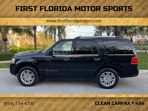 2012 Lincoln Navigator for sale at FIRST FLORIDA MOTOR SPORTS in Pompano Beach FL