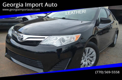 2012 Toyota Camry for sale at Georgia Import Auto in Alpharetta GA