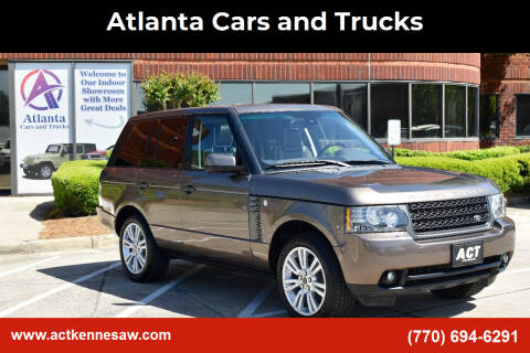 2011 Land Rover Range Rover for sale at Atlanta Cars and Trucks in Kennesaw GA