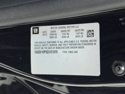 2012 Cadillac CTS-V