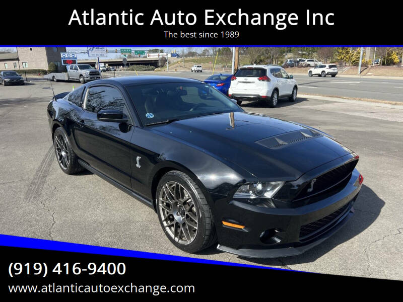 2012 Ford Shelby GT500 for sale at Atlantic Auto Exchange Inc in Durham NC