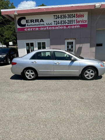 2005 Honda Accord for sale at Cerra Automotive LLC in Greensburg PA