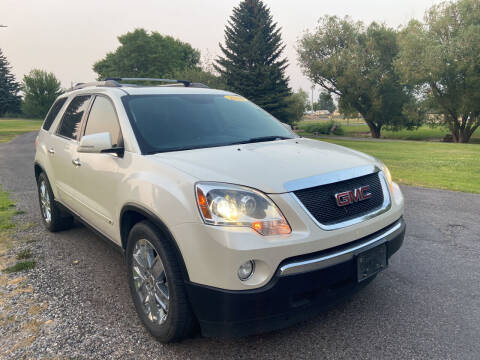 2010 GMC Acadia for sale at BELOW BOOK AUTO SALES in Idaho Falls ID