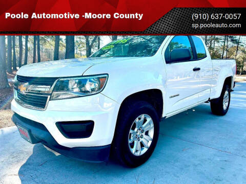 2020 Chevrolet Colorado for sale at Poole Automotive -Moore County in Aberdeen NC