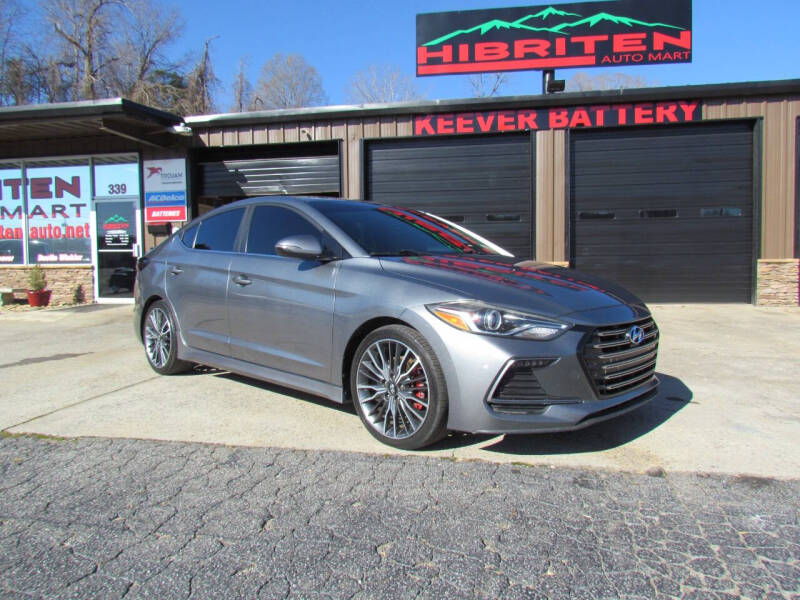 2018 Hyundai Elantra for sale at Hibriten Auto Mart in Lenoir NC