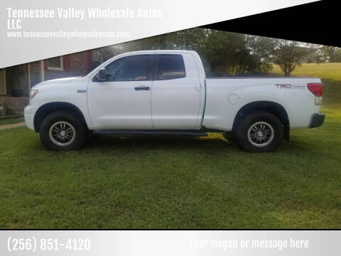2012 Toyota Tundra for sale at Tennessee Valley Wholesale Autos LLC in Huntsville AL