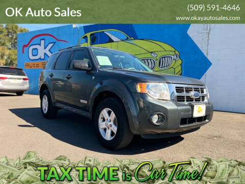 2008 Ford Escape Hybrid for sale at OK Auto Sales in Kennewick WA