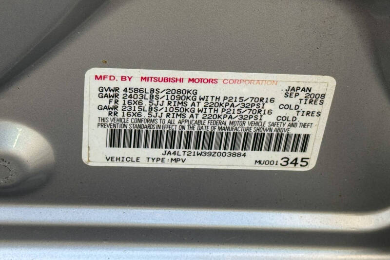 2009 Mitsubishi Outlander ES