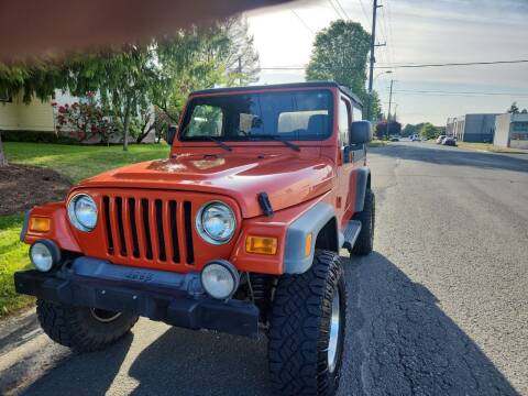 2005 Jeep Wrangler for sale at Little Car Corner in Port Angeles WA