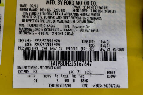 2018 Ford Mustang EcoBoost Premium