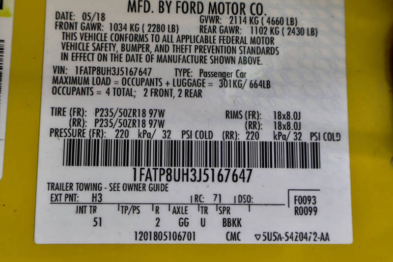 2018 Ford Mustang EcoBoost Premium