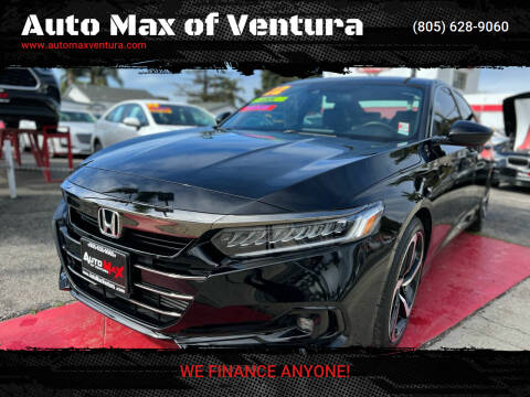 2022 Honda Accord for sale at Auto Max of Ventura in Ventura CA