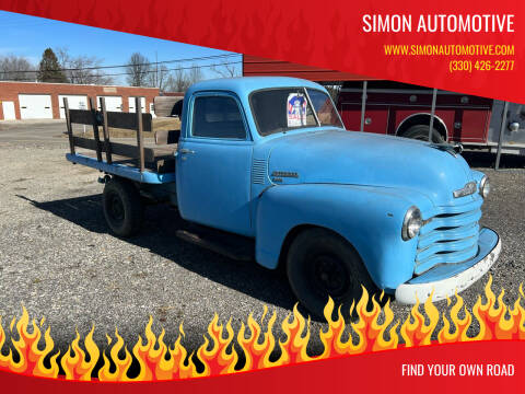 1949 Chevrolet 3100 for sale at Simon Automotive in East Palestine OH