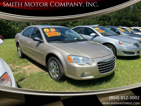 2005 Chrysler Sebring for sale at Smith Motor Company, Inc. in Mc Cormick SC