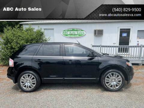 2009 Ford Edge for sale at ABC Auto Sales - Barboursville Location in Barboursville VA