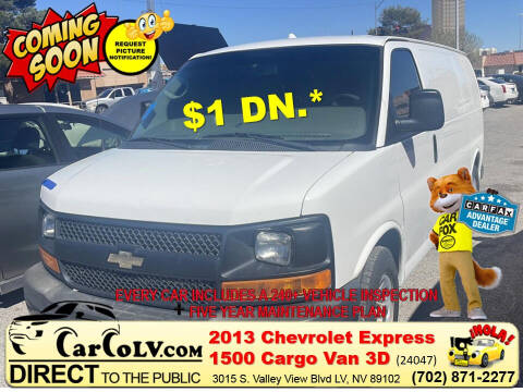 2013 Chevrolet Express for sale at The Car Company in Las Vegas NV