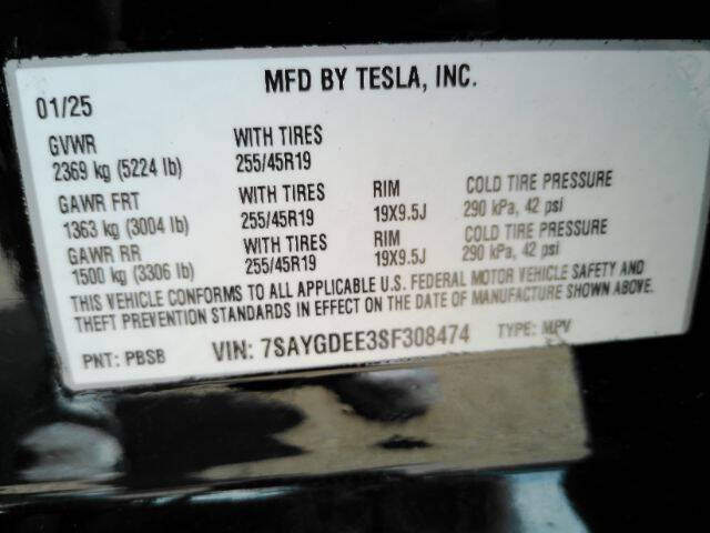 2025 Tesla Model Y Long Range