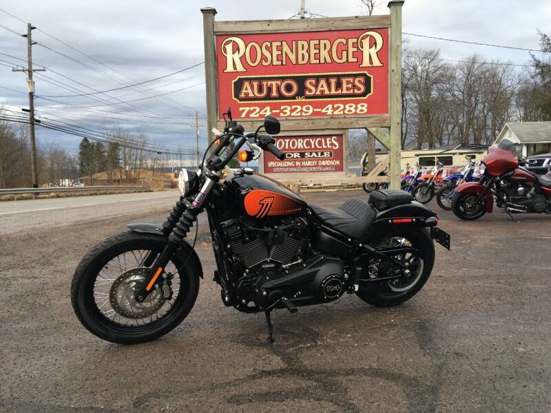2021 Harley Davidson Street Bob for sale at Rosenberger Auto Sales LLC in Markleysburg PA
