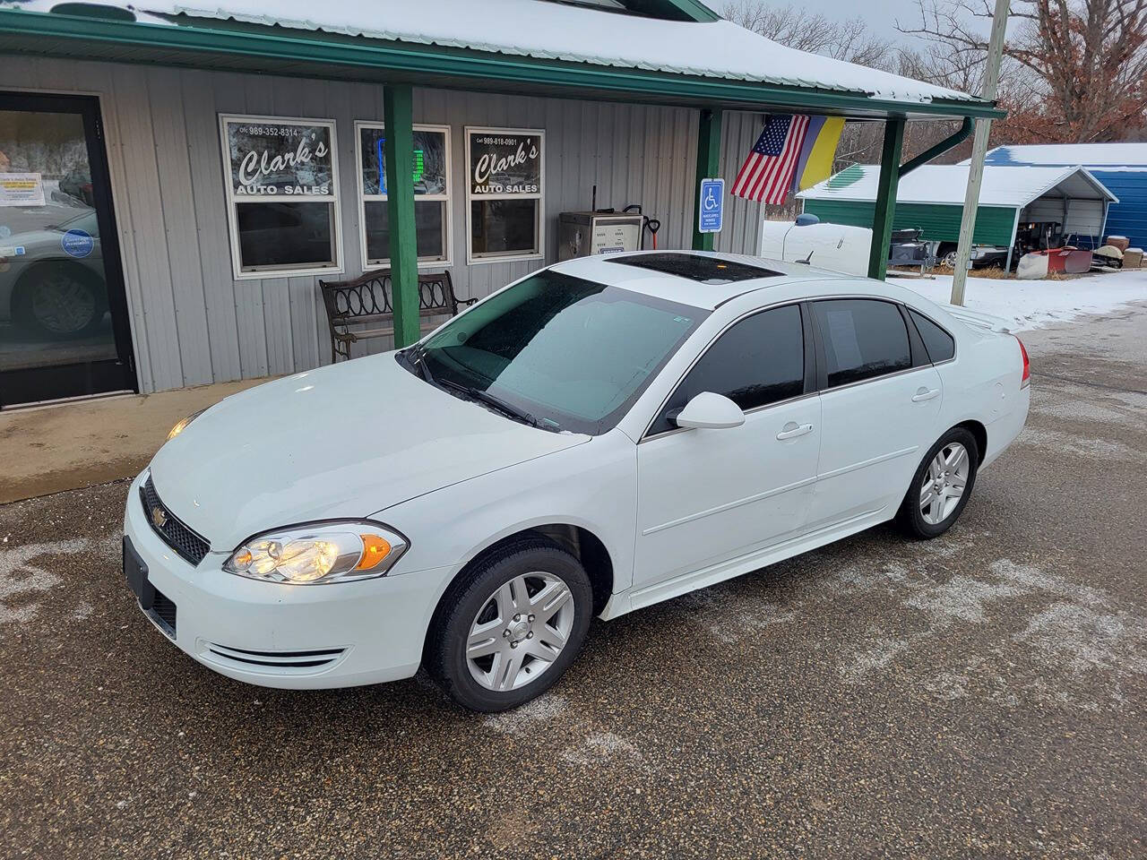 2012 Chevrolet Impala for sale at Clarks Auto Sales Inc in Lakeview, MI