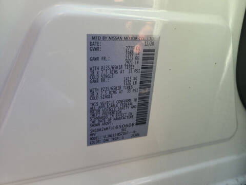 2020 Nissan Pathfinder S