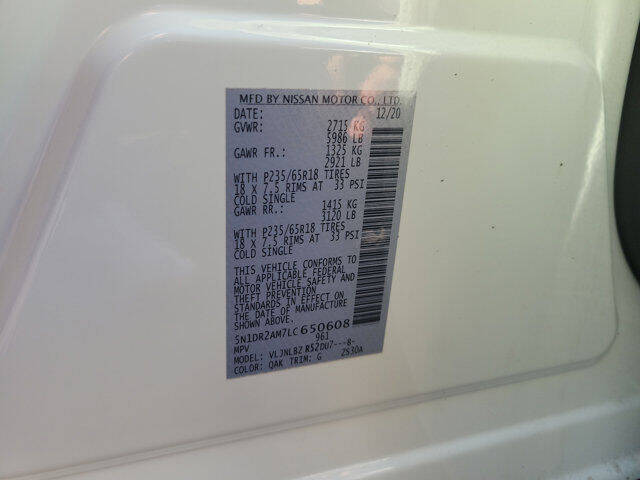 2020 Nissan Pathfinder S