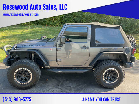2014 Jeep Wrangler for sale at Rosewood Auto Sales, LLC in Hamilton OH