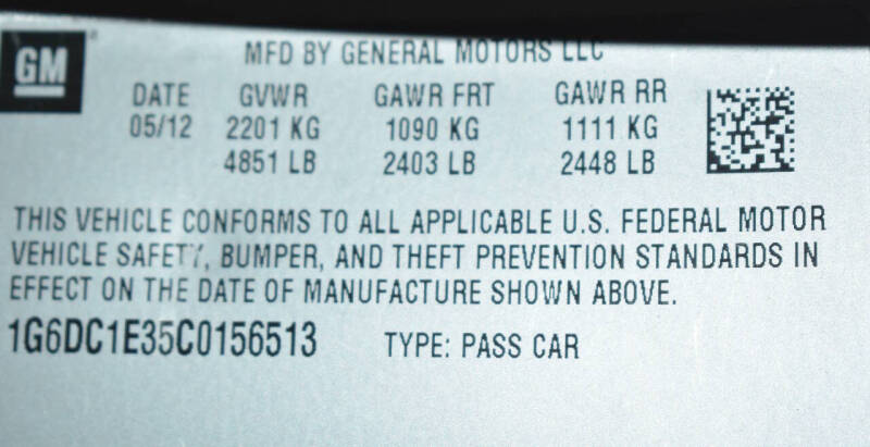 2012 Cadillac CTS 3.6L