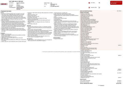 2017 GMC Sierra 1500 SLE