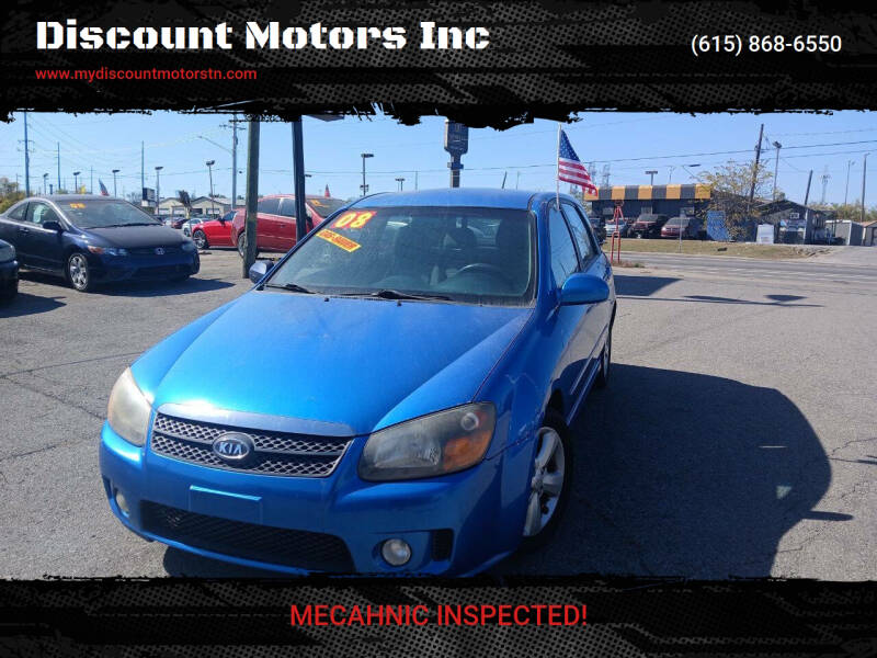 2008 Kia Spectra for sale at Discount Motors Inc in Madison TN