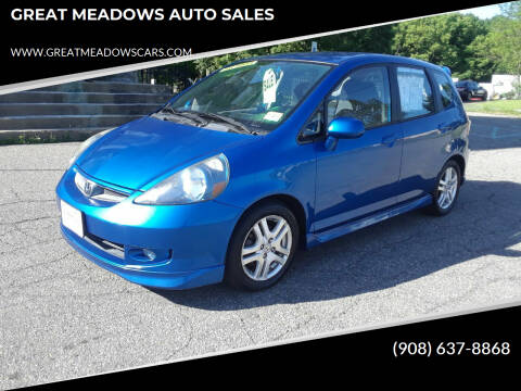 2008 Honda Fit for sale at GREAT MEADOWS AUTO SALES in Great Meadows NJ