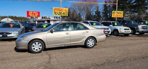 2002 Toyota Camry for sale at Affordable 4 All Auto Sales in Elk River MN