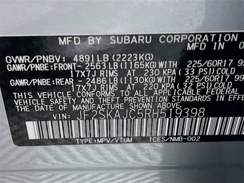 2024 Subaru Forester Wilderness