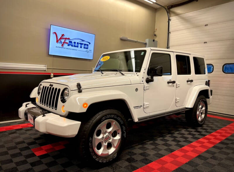 2015 Jeep Wrangler Unlimited for sale at V & F Auto Sales in Agawam MA