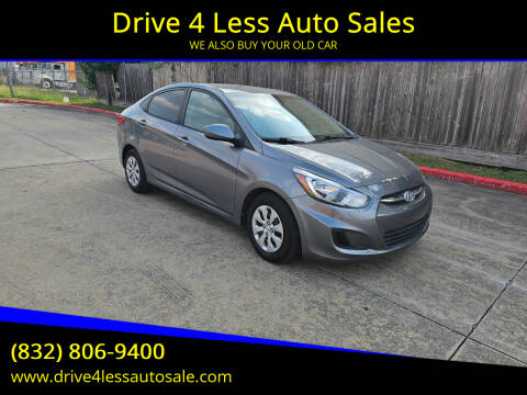 2016 Hyundai Accent for sale at Drive 4 Less Auto Sales in Houston TX