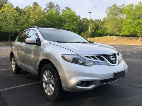 2012 Nissan Murano for sale at Worry Free Auto Sales LLC in Woodstock GA