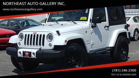 2016 Jeep Wrangler for sale at NORTHEAST AUTO GALLERY INC. in Wakefield MA