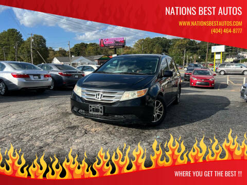 2013 Honda Odyssey for sale at Nations Best Autos in Decatur GA