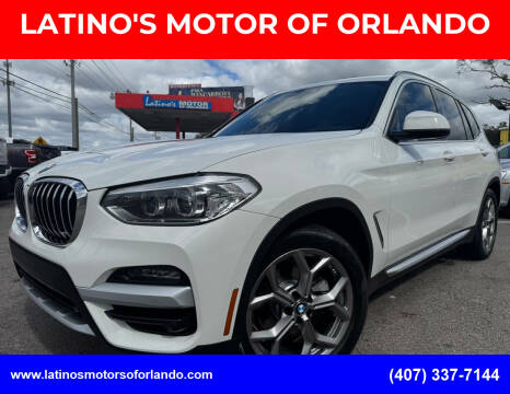 2021 BMW X3 for sale at LATINO'S MOTOR OF ORLANDO in Orlando FL