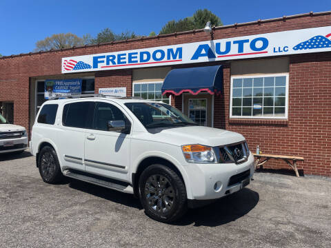 2015 Nissan Armada for sale at FREEDOM AUTO LLC in Wilkesboro NC