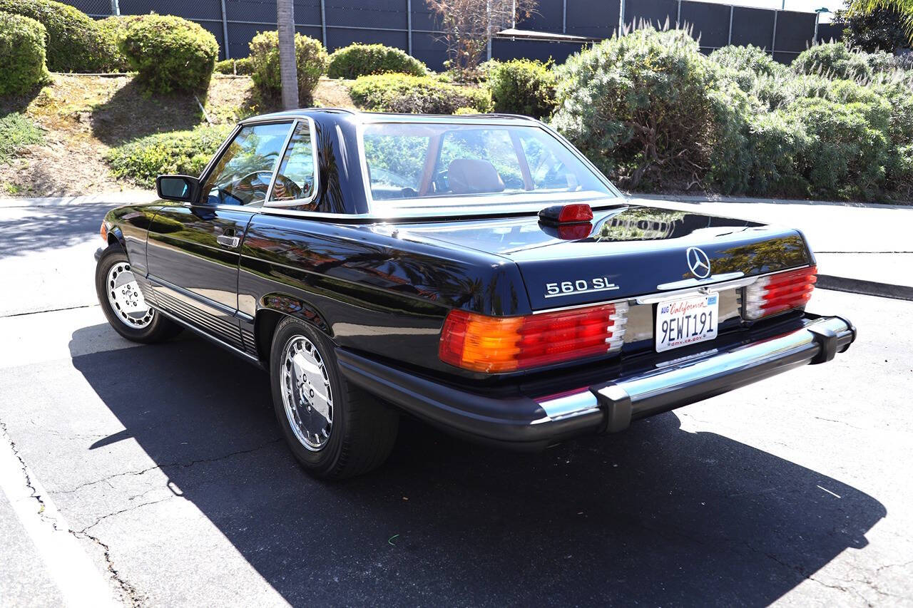 1987 Mercedes-Benz 560-Class for sale at DE AUTOS INC in San Juan Capistrano, CA